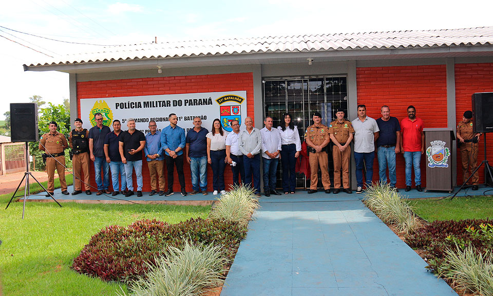 Destacamento Da Pol Cia Militar Inaugurado Em Iracema Do Oeste