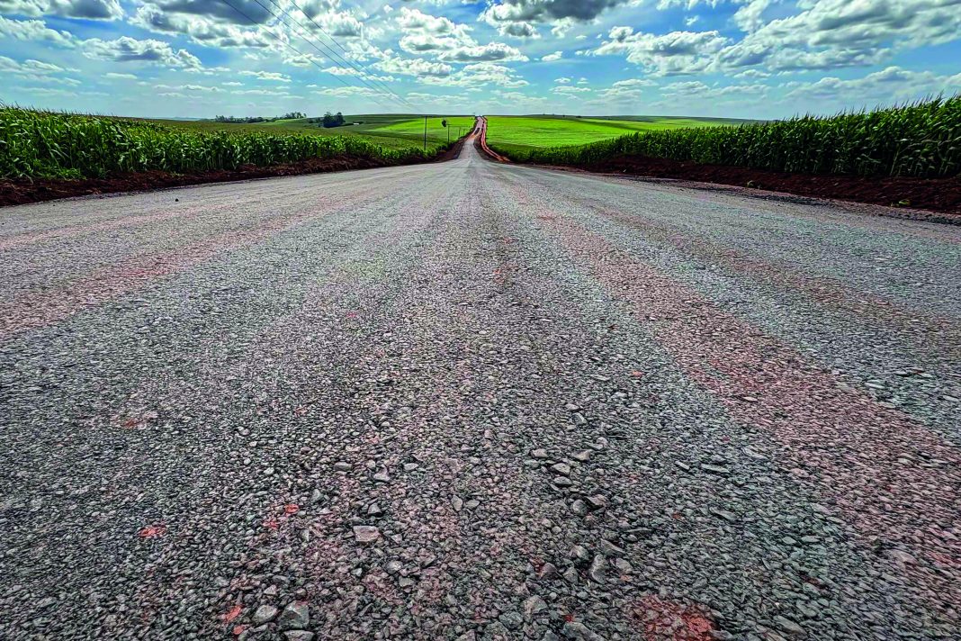 Nova Aurora, 07 de maio de 2026 - Estrada Rural na Comunidade São Jorge.