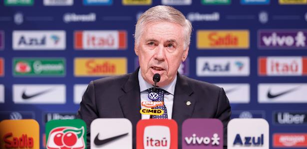 Ancelotti chama cinco novidades para amistosos do Brasil em novembro